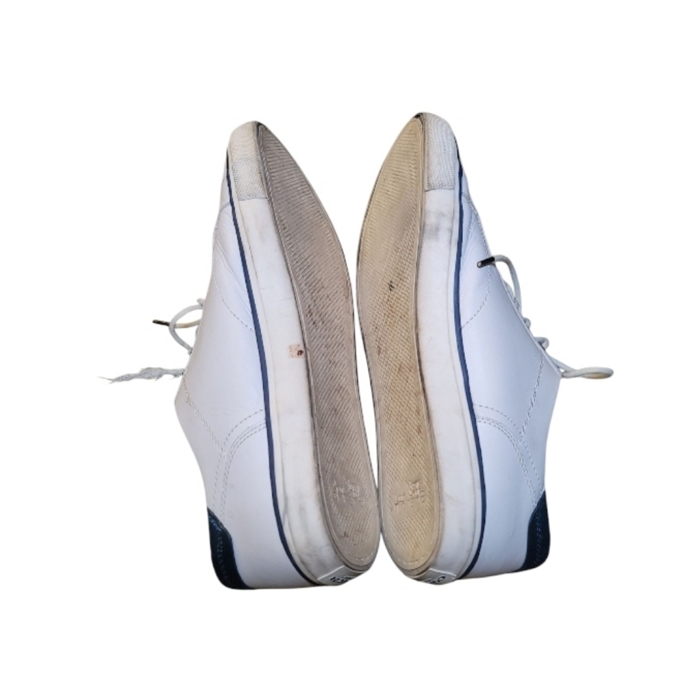 Coach Perkins Men’s Size 11 White And Blue Leather Low Top Sneakers - Picture 6 of 8